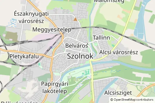 Karte Szolnok