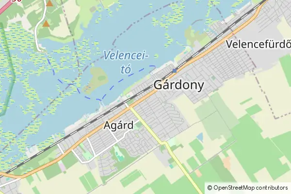 Karte Gárdony