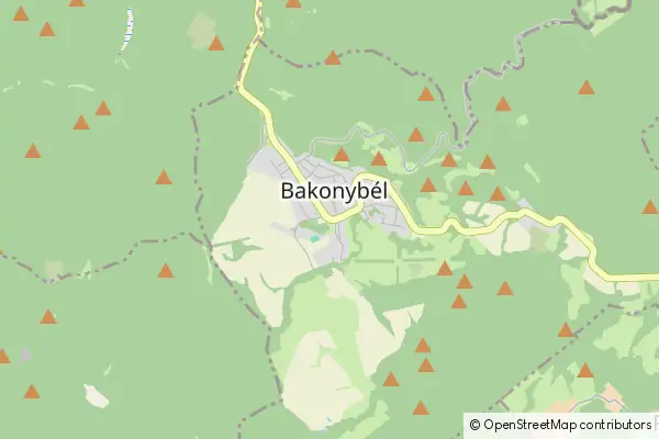 Karte Bakonybél