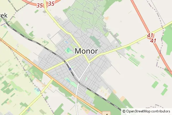 Karte Monor