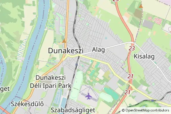 Karte Dunakeszi