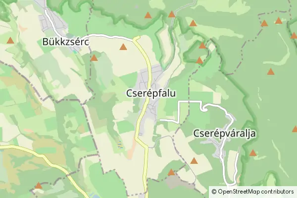 Karte Cserépfalu