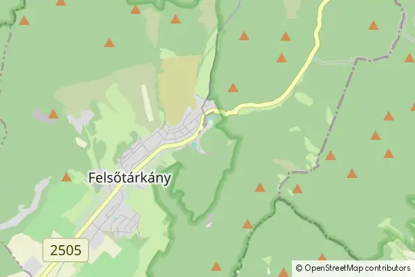 Karte Felsőtárkány