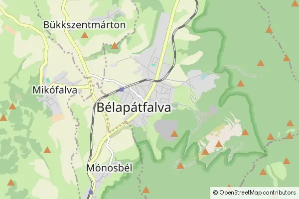 Karte Bélapátfalva