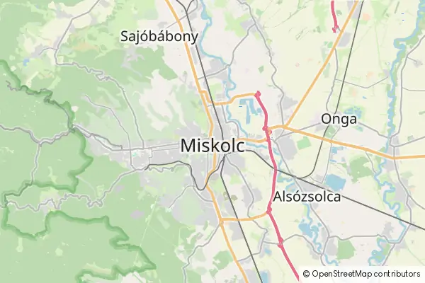 Karte Miskolc