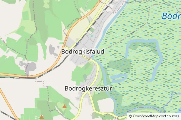 Karte Bodrogkeresztúr