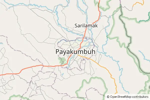 Karte Payakumbuh