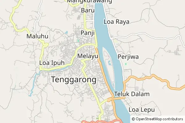 Karte Tenggarong