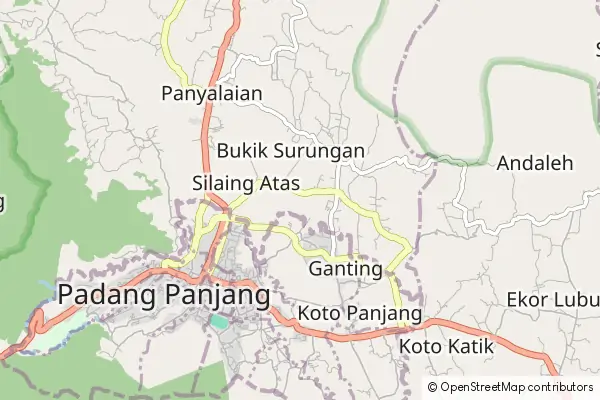 Karte Padang Panjang