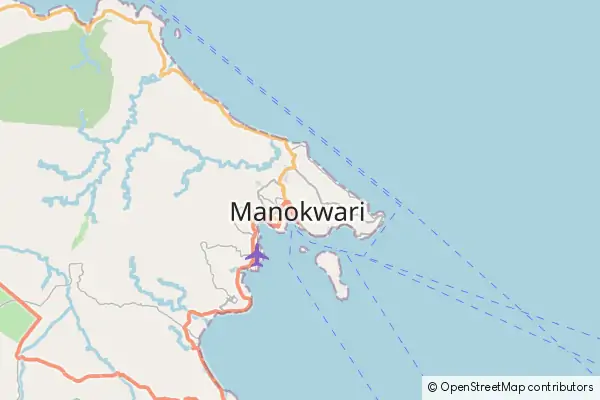 Karte Manokwari