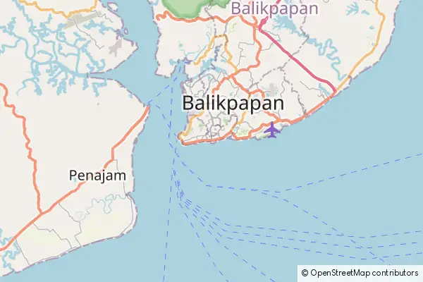 Karte Balikpapan