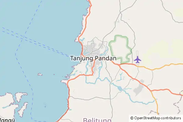 Karte Tanjung Pandan