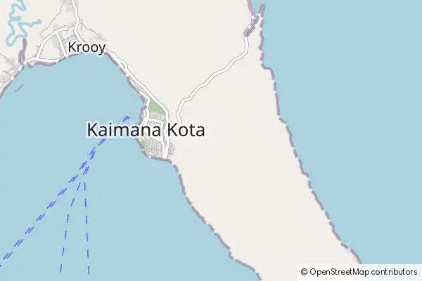 Karte Kaimana