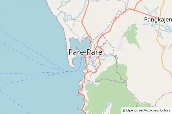 Karte Pare-Pare