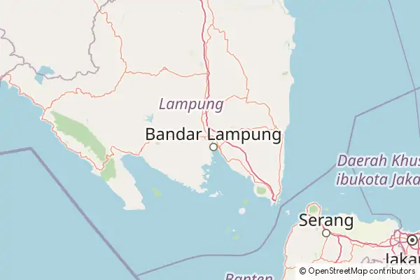 Karte Bandar Lampung