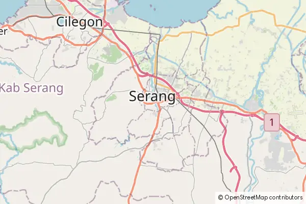 Karte Serang