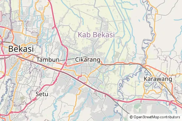 Karte Cikarang