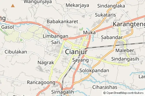 Karte Cianjur