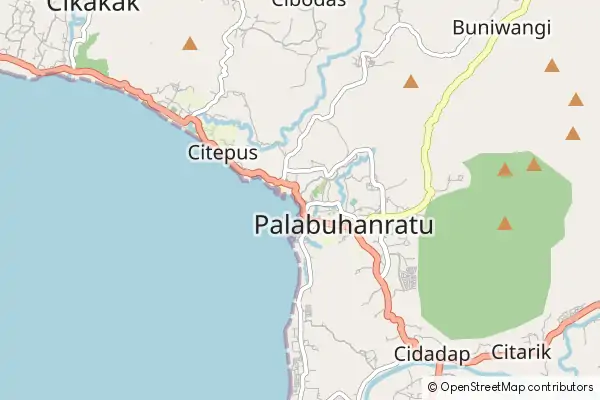 Karte Pelabuhan Ratu