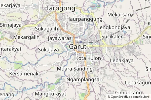 Karte Garut