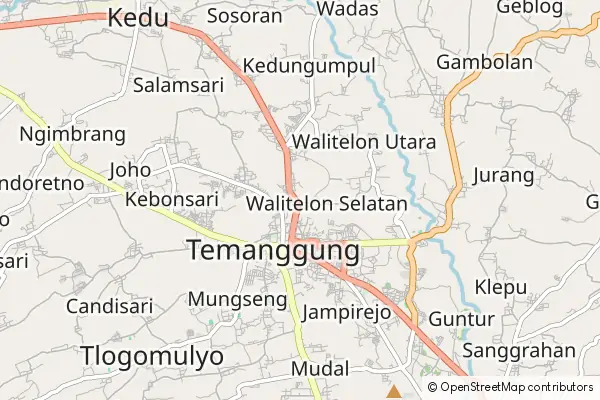 Karte Temanggung