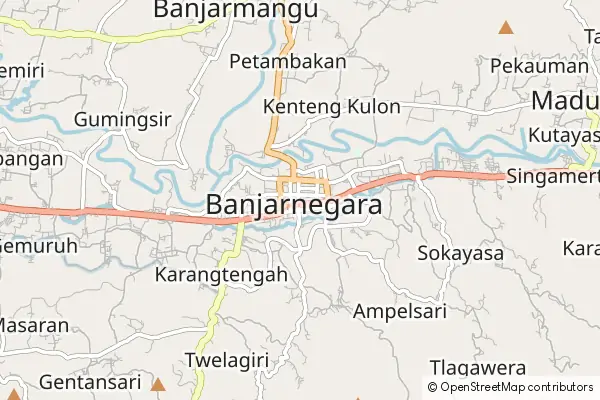 Karte Banjarnegara