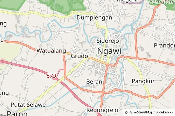 Karte Ngawi
