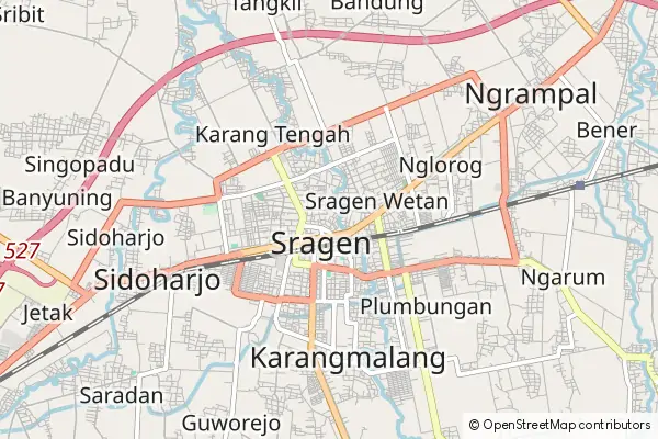 Karte Sragen