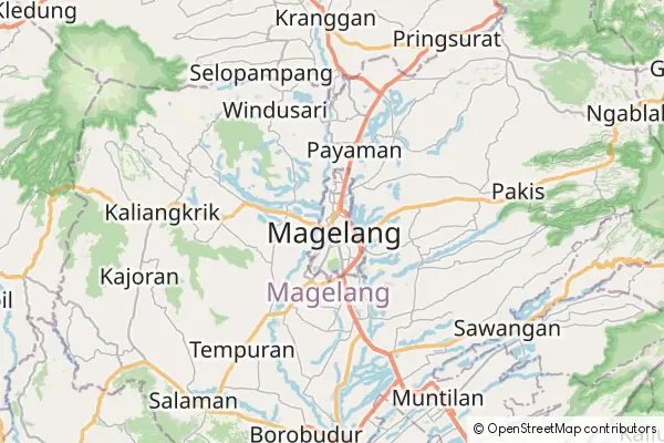Karte Magelang