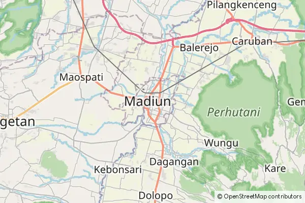 Karte Madiun