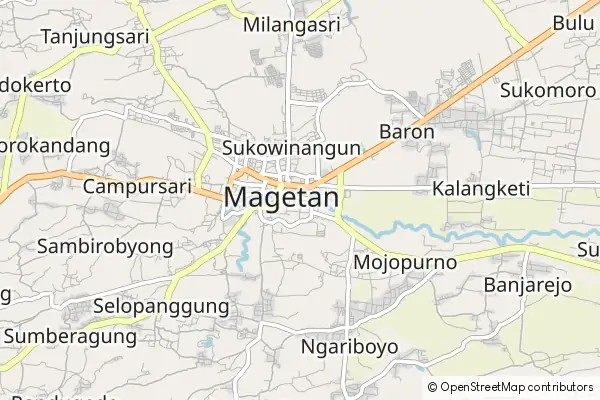 Karte Magetan