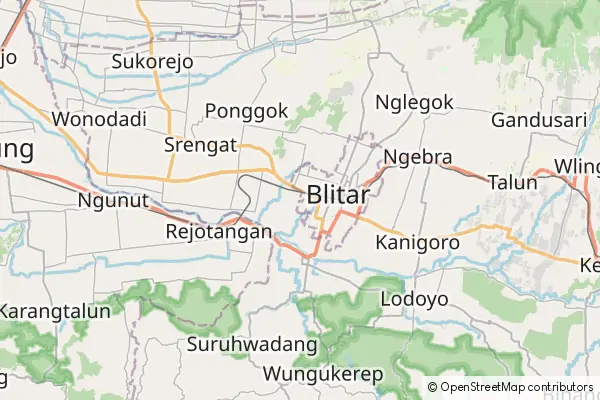 Karte Blitar