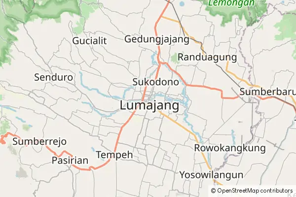 Karte Lumajang