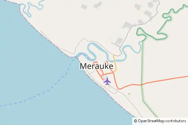 Karte Merauke