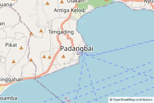 Karte Padangbai