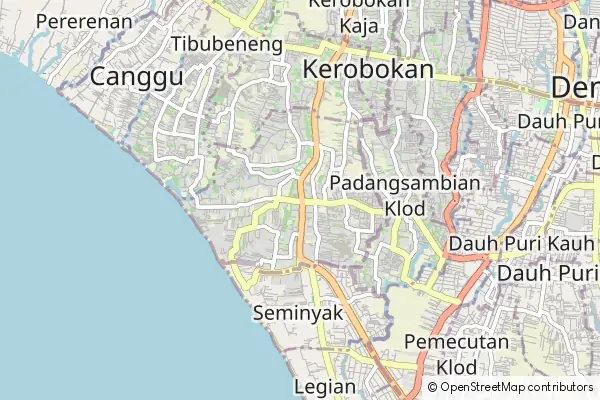 Karte Kerobokan Kelod