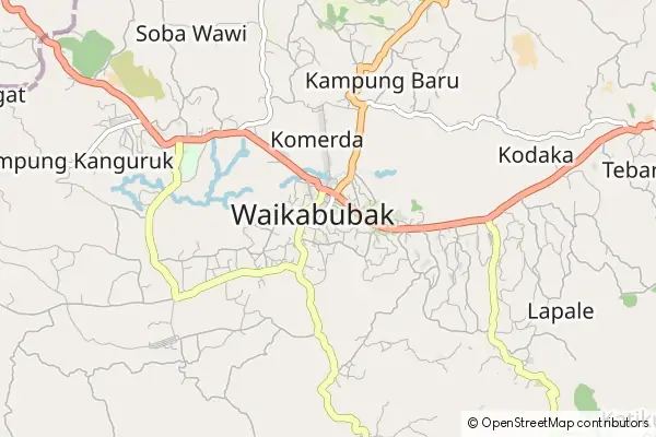 Karte Waikabubak