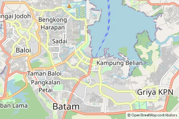 Karte Batam Center