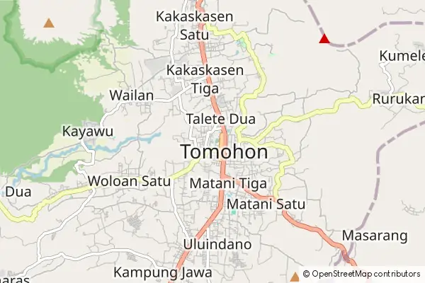 Karte Tomohon