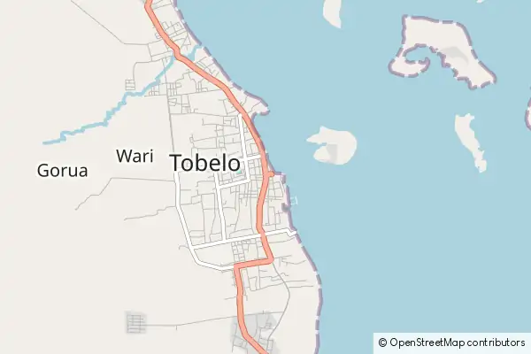 Karte Tobelo