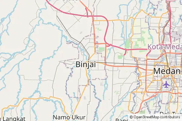 Karte Binjai