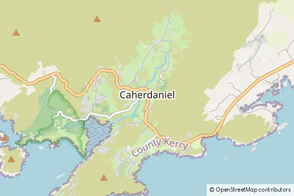 Karte Caherdaniel