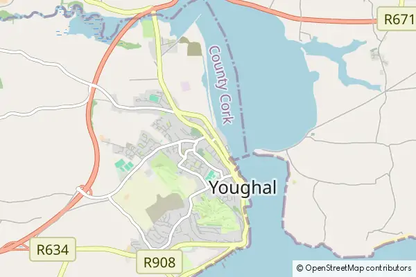 Karte Youghal