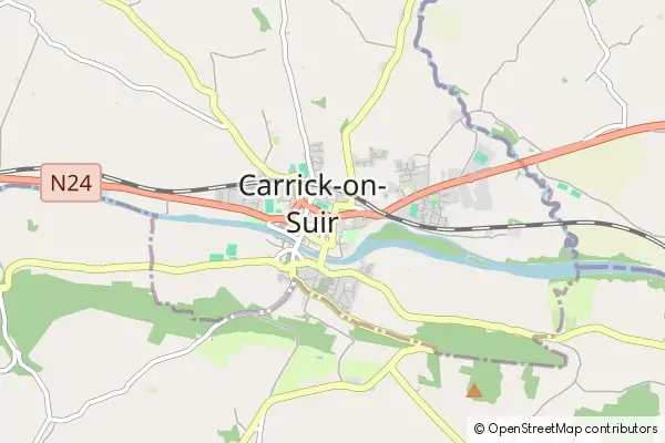 Karte Carrick-on-Suir