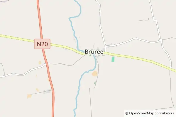 Karte Bruree