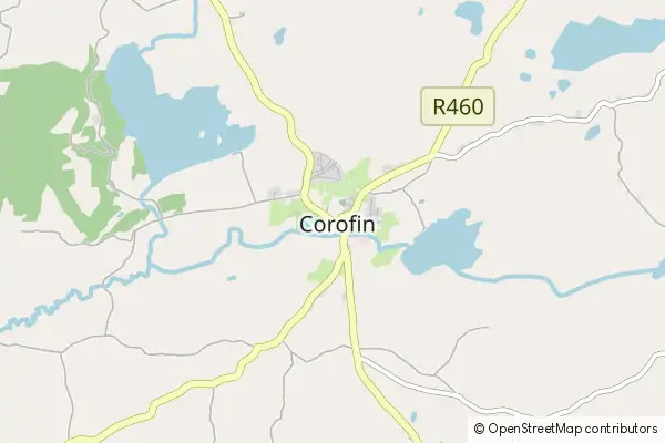 Karte Corofin