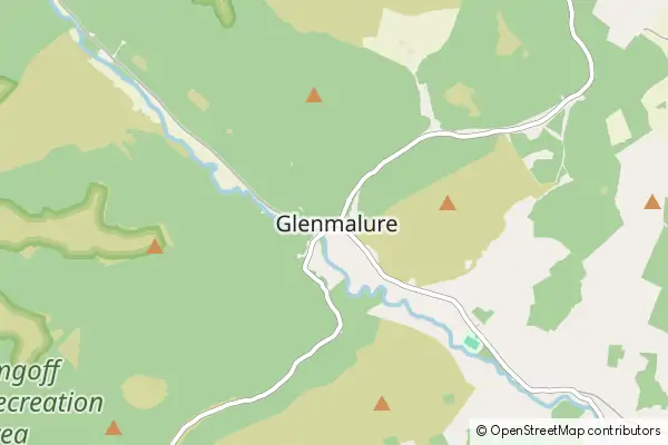 Karte Glenmalure