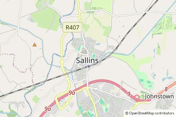 Karte Sallins