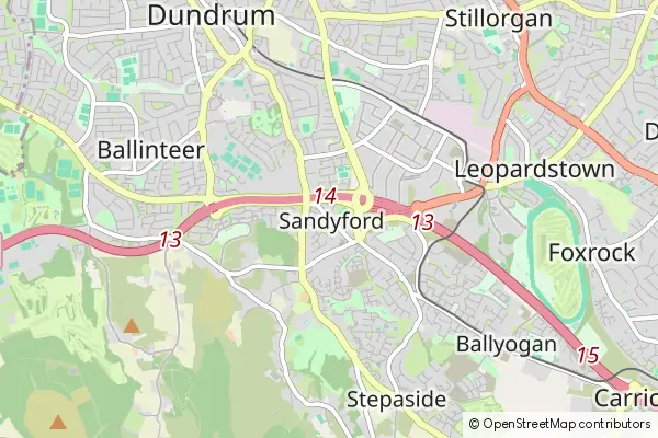 Karte Sandyford