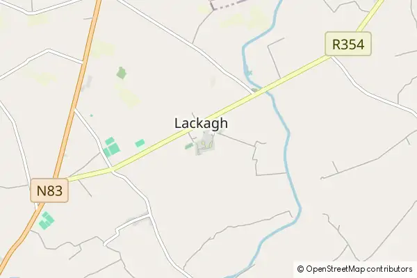 Karte Lackagh